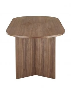 Westwing Collection Ovaler Esstisch Toni in dunkelbraun, 200 x 90 cm, B 200 x T 90 cm 12 Westwing Collection Ovaler Esstisch Toni in dunkelbraun, 200 x 90 cm, B 200 x T 90 cm -Esszimmer Verkäufe Ovaler Esstisch Toni in dunkelbraun 200 x 90 cm 4