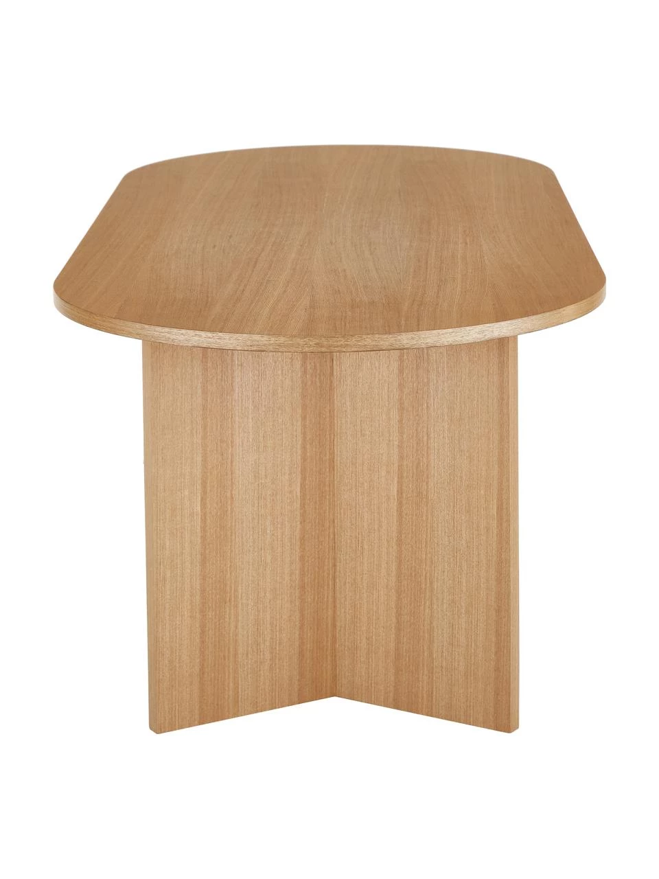 Westwing Collection Ovaler Esstisch Toni in hellbraun, 200 x 90 cm, B 200 x T 90 cm 8 Westwing Collection Ovaler Esstisch Toni in hellbraun, 200 x 90 cm, B 200 x T 90 cm – Bild 6