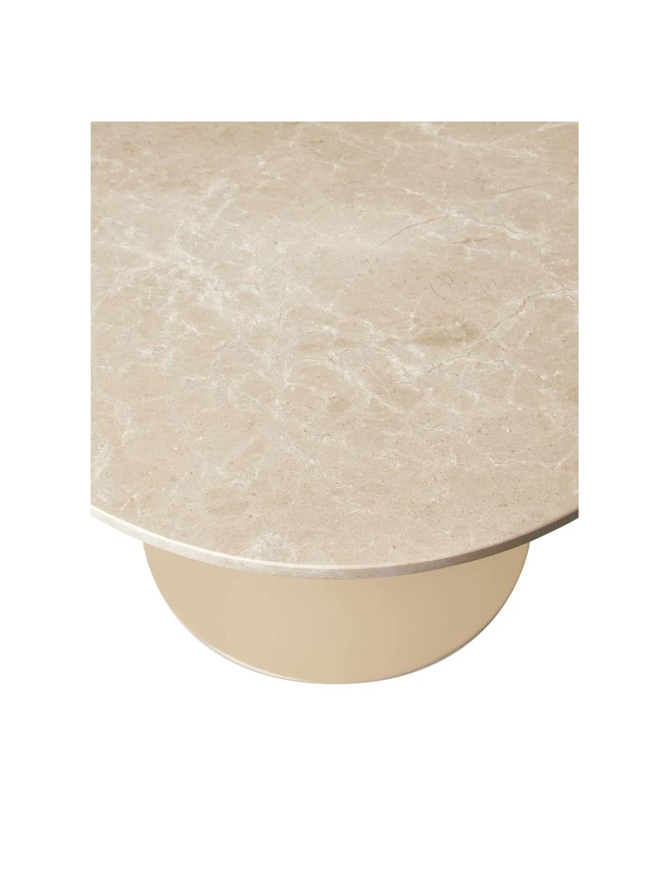 Westwing Collection Ovaler Marmor-Esstisch Miley, 120 x 90 cm, B 120 x T 90 cm 8 Westwing Collection Ovaler Marmor-Esstisch Miley, 120 x 90 cm, B 120 x T 90 cm – Bild 6