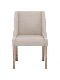 Westwing Collection Polsterstuhl Savannah mit Holzbeinen, B 60 x T 60 cm -Esszimmer Verkäufe Polsterstuhl Savannah mit Holzbeinen 3