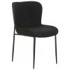 Westwing Collection Polsterstuhl Tess in Schwarz, B 49 x T 64 cm 1 Westwing Collection Polsterstuhl Tess in Schwarz, B 49 x T 64 cm -Esszimmer Verkäufe Polsterstuhl Tess in Schwarz