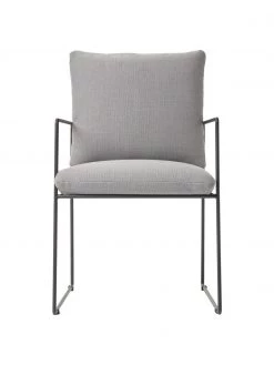 Westwing Collection Polsterstuhl Wayne mit Metall-Gestell, B 54 x T 58 cm -Esszimmer Verkäufe Polsterstuhl Wayne mit Metall Gestell 9