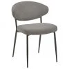 Westwing Collection Polsterstühle Adele in Grau, 2 Stück, B 54 x T 57 cm -Esszimmer Verkäufe Polsterstuhle Adele in Grau 2 Stuck