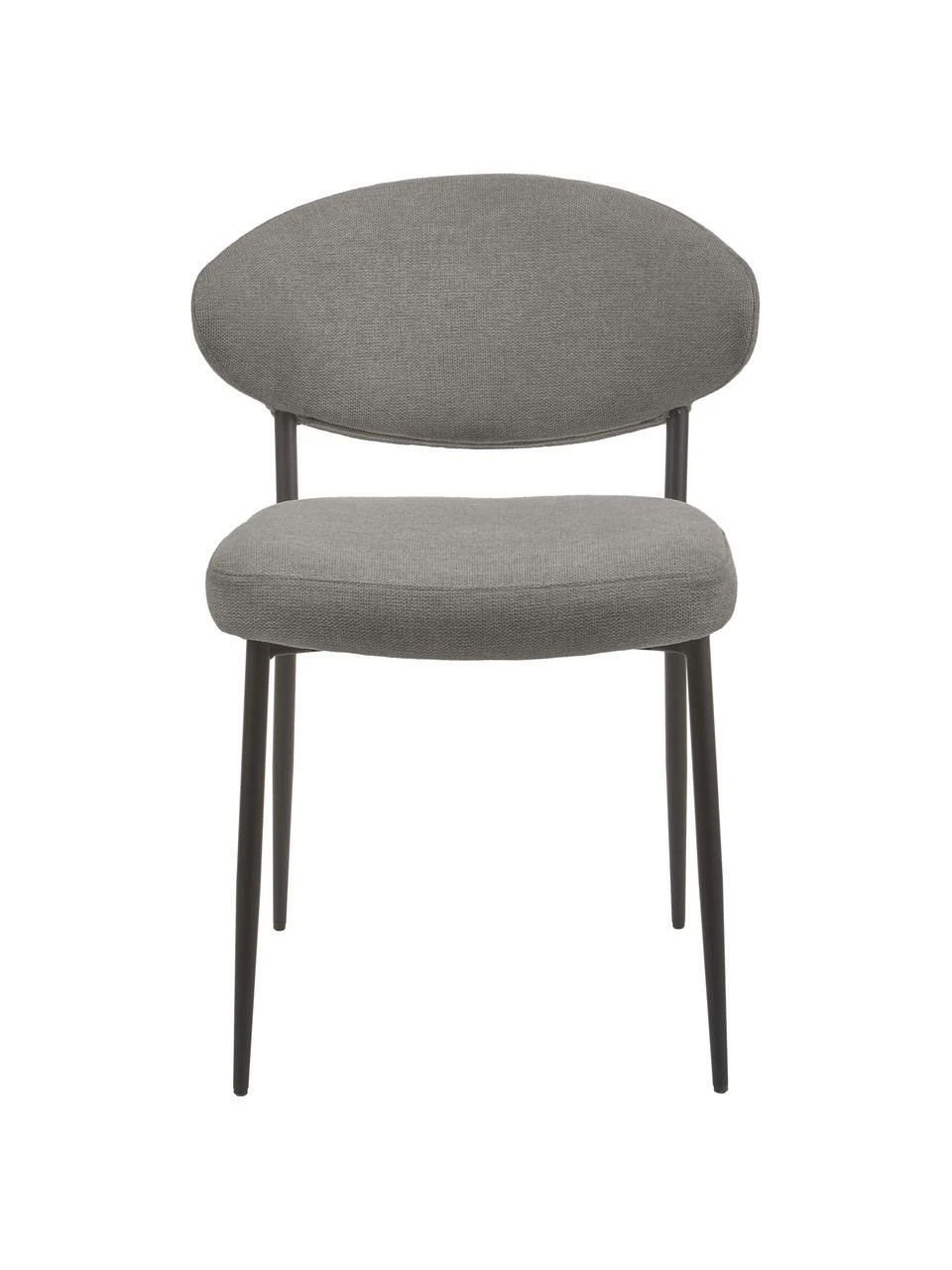 Westwing Collection Polsterstühle Adele in Grau, 2 Stück, B 54 x T 57 cm 7 Westwing Collection Polsterstühle Adele in Grau, 2 Stück, B 54 x T 57 cm – Bild 5