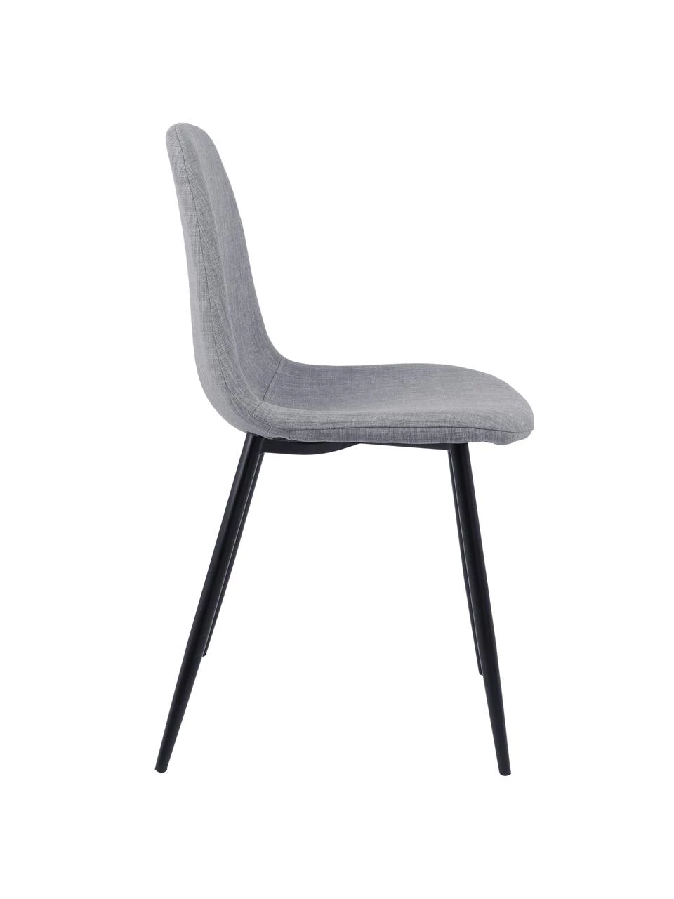 Westwing Collection Polsterstühle Karla in Grau, 2 Stück, B 44 x T 53 cm 6 Westwing Collection Polsterstühle Karla in Grau, 2 Stück, B 44 x T 53 cm – Bild 5