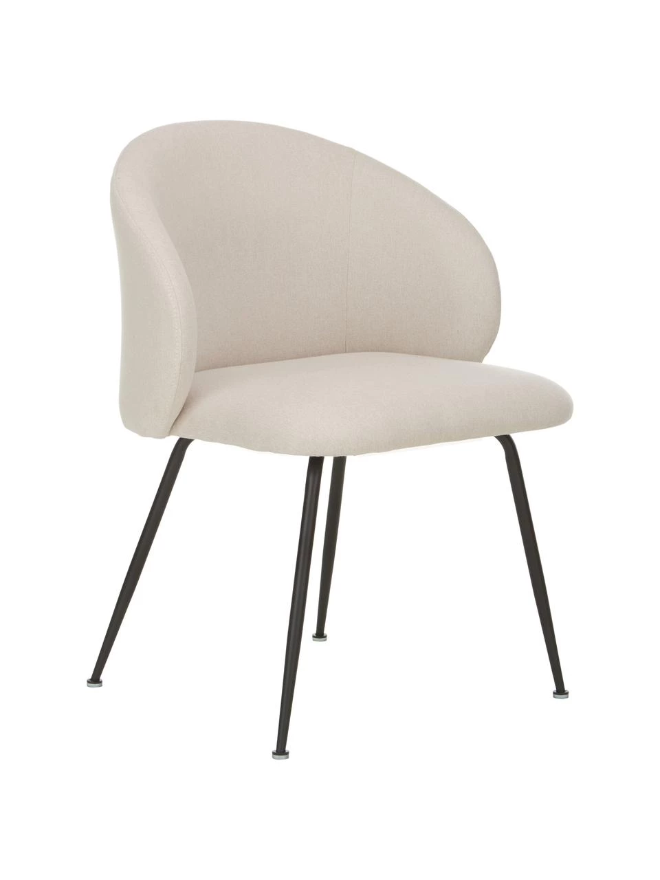 Westwing Collection Polsterstühle Luisa in Beige, 2 Stück, B 59 x T 59 cm 3 Westwing Collection Polsterstühle Luisa in Beige, 2 Stück, B 59 x T 59 cm