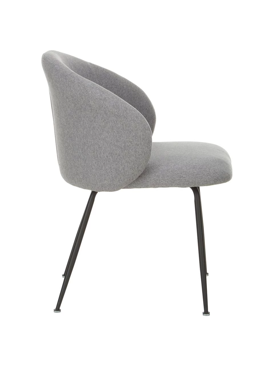 Westwing Collection Polsterstühle Luisa in Grau, 2 Stück, B 59 x T 59 cm 7 Westwing Collection Polsterstühle Luisa in Grau, 2 Stück, B 59 x T 59 cm – Bild 5