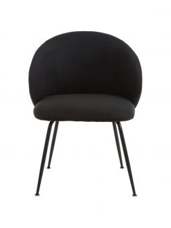 Westwing Collection Polsterstühle Luisa in Schwarz, 2 Stück, B 59 x T 58 cm 11 Westwing Collection Polsterstühle Luisa in Schwarz, 2 Stück, B 59 x T 58 cm -Esszimmer Verkäufe Polsterstuhle Luisa in Schwarz 2 Stuck 3