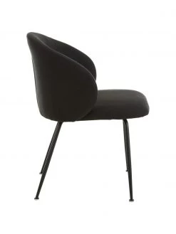 Westwing Collection Polsterstühle Luisa in Schwarz, 2 Stück, B 59 x T 58 cm 12 Westwing Collection Polsterstühle Luisa in Schwarz, 2 Stück, B 59 x T 58 cm -Esszimmer Verkäufe Polsterstuhle Luisa in Schwarz 2 Stuck 4