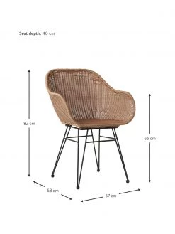 Westwing Collection Polyrattan-Armlehnstühle Costa, 2 Stück, B 57 x T 58 cm 12 Westwing Collection Polyrattan-Armlehnstühle Costa, 2 Stück, B 57 x T 58 cm -Esszimmer Verkäufe Polyrattan Armlehnstuhle Costa 2 Stuck 28