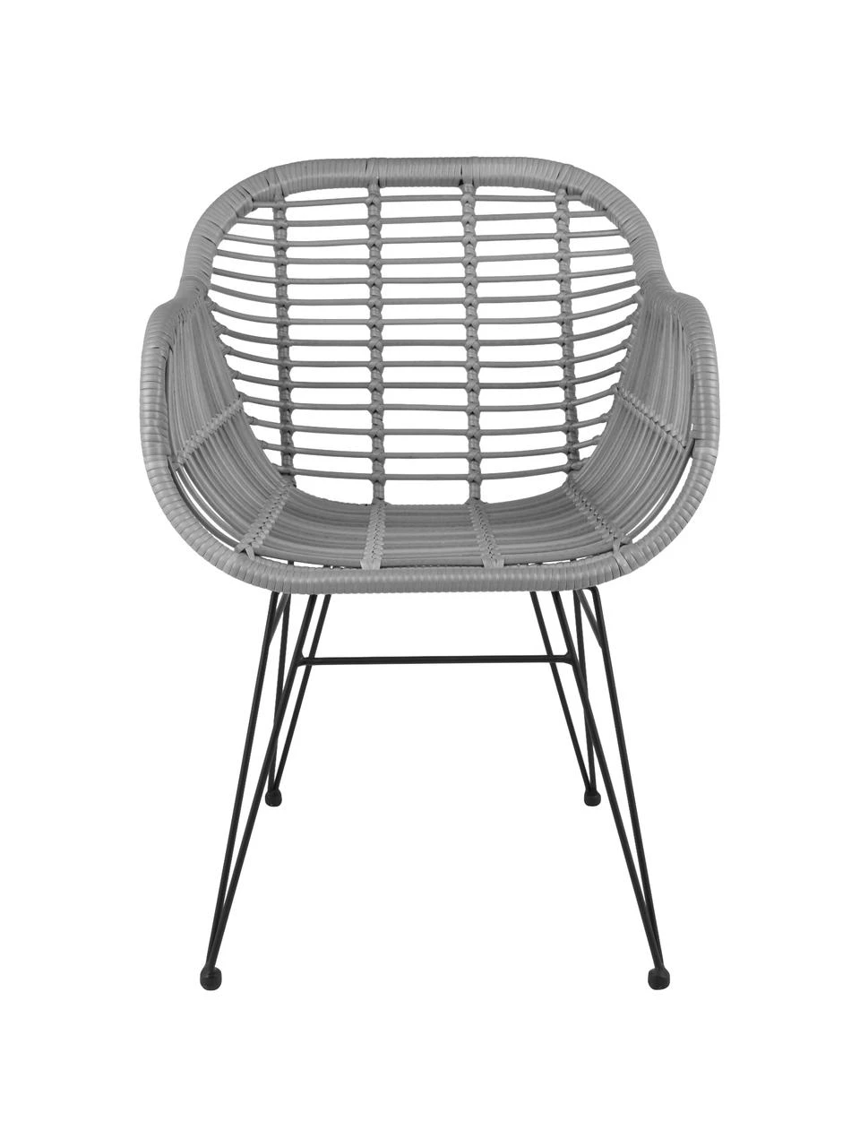 Westwing Collection Polyrattan-Armlehnstühle Costa, 2 Stück, B 59 x T 58 cm 7 Westwing Collection Polyrattan-Armlehnstühle Costa, 2 Stück, B 59 x T 58 cm – Bild 5