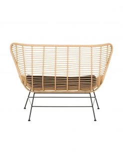 Westwing Collection Polyrattan-Sitzbank Costa, B 137 x H 105 cm -Esszimmer Verkäufe Polyrattan Sitzbank Costa 5