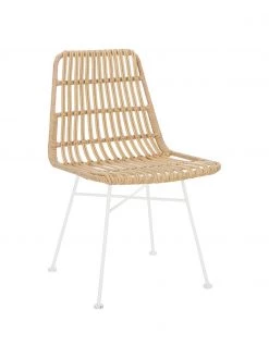 Westwing Collection Polyrattan-Stühle Costa, 2 Stück, B 47 x T 61 cm