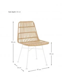 Westwing Collection Polyrattan-Stühle Costa, 2 Stück, B 47 x T 61 cm 11 Westwing Collection Polyrattan-Stühle Costa, 2 Stück, B 47 x T 61 cm -Esszimmer Verkäufe Polyrattan Stuhle Costa 2 Stuck 9