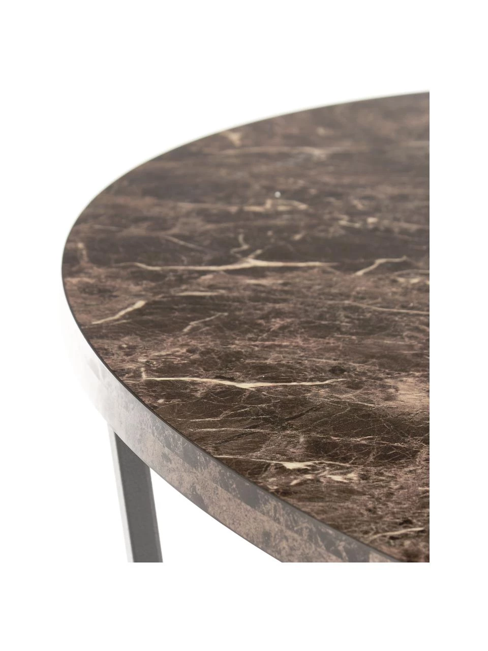 Runder Esstisch Amble in Marmoroptik, Ø 110 cm, Ø 110 x H 75 cm 7 Runder Esstisch Amble in Marmoroptik, Ø 110 cm, Ø 110 x H 75 cm – Bild 5