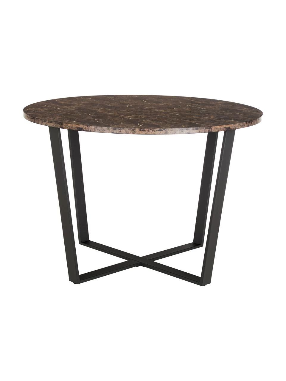 Runder Esstisch Amble in Marmoroptik, Ø 110 cm, Ø 110 x H 75 cm 3 Runder Esstisch Amble in Marmoroptik, Ø 110 cm, Ø 110 x H 75 cm