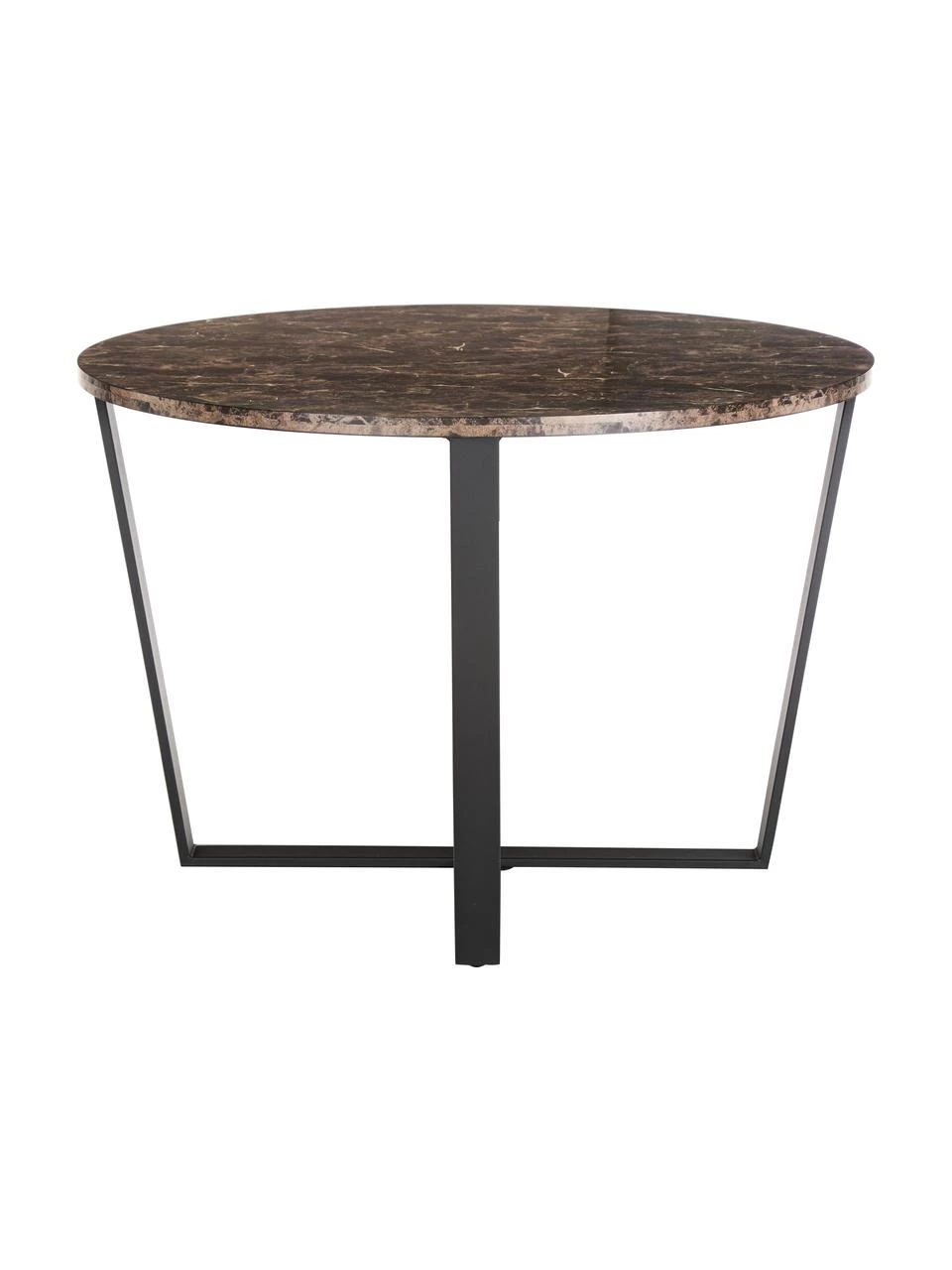 Runder Esstisch Amble in Marmoroptik, Ø 110 cm, Ø 110 x H 75 cm 6 Runder Esstisch Amble in Marmoroptik, Ø 110 cm, Ø 110 x H 75 cm – Bild 4