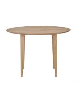 Westwing Collection Runder Esstisch Archie aus Eichenholz, &Oslash; 110, Ø 110 x H 76 cm -Esszimmer Verkäufe Runder Esstisch Archie aus Eichenholz O 110 4