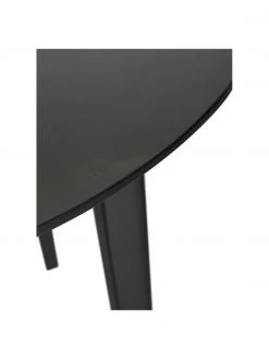 Westwing Collection Runder Esstisch Archie aus Mangoholz in Schwarz, &Oslash; 110 cm, Ø 110 x H 75 cm -Esszimmer Verkäufe Runder Esstisch Archie aus Mangoholz in Schwarz O 110 cm 5