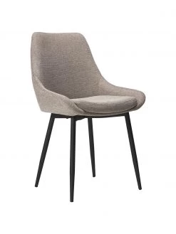 Rowico Runder Esstisch Yumi mit Polsterst&uuml;hlen in Schwarz/Beige, &Oslash; 115 cm, Set mit verschiedenen Größen -Esszimmer Verkäufe Runder Esstisch Yumi mit Polsterstuhlen in SchwarzBeige O 115 cm 4