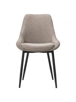 Rowico Runder Esstisch Yumi mit Polsterst&uuml;hlen in Schwarz/Beige, &Oslash; 115 cm, Set mit verschiedenen Größen -Esszimmer Verkäufe Runder Esstisch Yumi mit Polsterstuhlen in SchwarzBeige O 115 cm 5