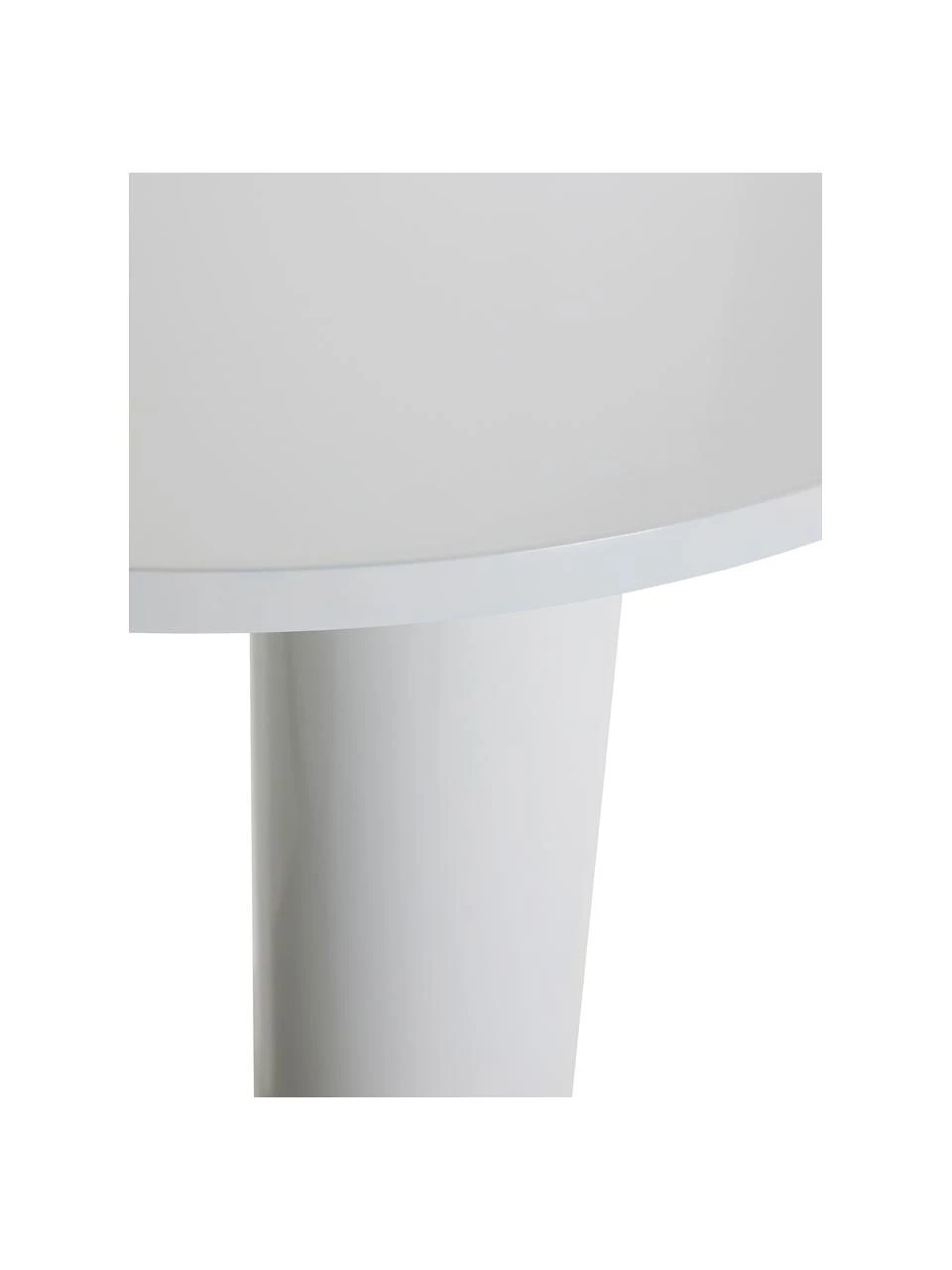 Runder Tisch Colette in Weiß, glänzend, Ø 90 x H 72 cm 6 Runder Tisch Colette in Weiß, glänzend, Ø 90 x H 72 cm – Bild 4