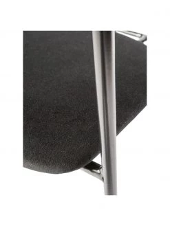 Samt-Armlehnstuhl Elvy mit Metallgestell in Schwarz, B 52 x T 50 cm 13 Samt-Armlehnstuhl Elvy mit Metallgestell in Schwarz, B 52 x T 50 cm -Esszimmer Verkäufe Samt Armlehnstuhl Elvy mit Metallgestell in Schwarz 5