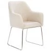 Westwing Collection Samt-Armlehnstuhl Isla in Cremeweiß, B 60 x T 62 cm 2 Westwing Collection Samt-Armlehnstuhl Isla in Cremeweiß, B 60 x T 62 cm -Esszimmer Verkäufe Samt Armlehnstuhl Isla in Cremeweiss 6