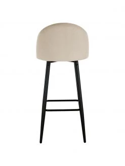 Westwing Collection Samt-Barstuhl Amy in Cremeweiß, B 45 x H 103 cm 13 Westwing Collection Samt-Barstuhl Amy in Cremeweiß, B 45 x H 103 cm -Esszimmer Verkäufe Samt Barstuhl Amy in Cremeweiss 5