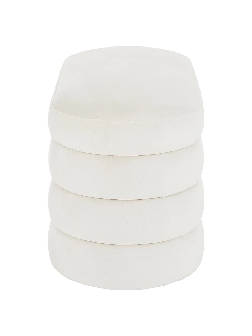 Westwing Collection Samt-Polsterbank Alto in Cremeweiß, B 110 x H 47 cm 7 Westwing Collection Samt-Polsterbank Alto in Cremeweiß, B 110 x H 47 cm – Bild 6