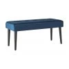 Samt-Polsterbank Glory in Dunkelblau, B 95 x H 45 cm -Esszimmer Verkäufe Samt Polsterbank Glory in Dunkelblau