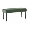 Samt-Polsterbank Glory in Dunkelgr&uuml;n, B 95 x H 45 cm -Esszimmer Verkäufe Samt Polsterbank Glory in Dunkelgrun
