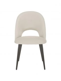 Westwing Collection Samt-Polsterstuhl Rachel in Beige, B 53 x T 57 cm 12 Westwing Collection Samt-Polsterstuhl Rachel in Beige, B 53 x T 57 cm -Esszimmer Verkäufe Samt Polsterstuhl Rachel in Beige 4