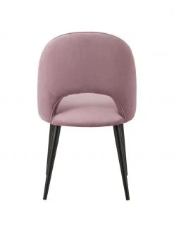 Westwing Collection Samt-Polsterstuhl Rachel in Rosa, B 53 x T 57 cm -Esszimmer Verkäufe Samt Polsterstuhl Rachel in Rosa 5