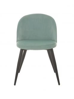 Westwing Collection Samt-Polsterst&uuml;hle Amy in Blaugr&uuml;n, 2 St&uuml;ck, B 51 x T 55 cm -Esszimmer Verkäufe Samt Polsterstuhle Amy in Blaugrun 2 Stuck 3