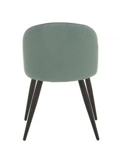 Westwing Collection Samt-Polsterst&uuml;hle Amy in Blaugr&uuml;n, 2 St&uuml;ck, B 51 x T 55 cm -Esszimmer Verkäufe Samt Polsterstuhle Amy in Blaugrun 2 Stuck 5