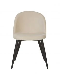 Westwing Collection Samt-Polsterstühle Amy in Cremeweiß, 2 Stück, B 51 x T 55 cm 13 Westwing Collection Samt-Polsterstühle Amy in Cremeweiß, 2 Stück, B 51 x T 55 cm -Esszimmer Verkäufe Samt Polsterstuhle Amy in Cremeweiss 2 Stuck 5