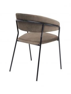 Kare Design Samt-Polsterstühle Belle in Braun, 2 Stück, B 57 x T 54 cm -Esszimmer Verkäufe Samt Polsterstuhle Belle in Braun 2 Stuck 2