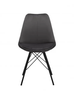 Samt-Polsterstühle Eris mit Metallbeinen, 2 Stück, B 49 x T 54 cm 12 Samt-Polsterstühle Eris mit Metallbeinen, 2 Stück, B 49 x T 54 cm -Esszimmer Verkäufe Samt Polsterstuhle Eris mit Metallbeinen 2 Stuck 10