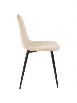 Westwing Collection Samt-Polsterstühle Karla in Cremeweiß, 2 Stück, B 44 x T 53 cm 11 Westwing Collection Samt-Polsterstühle Karla in Cremeweiß, 2 Stück, B 44 x T 53 cm -Esszimmer Verkäufe Samt Polsterstuhle Karla in Cremeweiss 2 Stuck 3