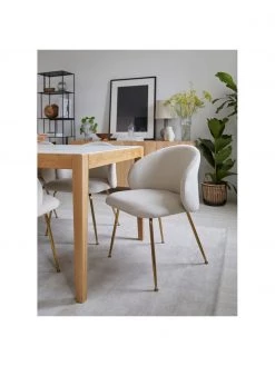 Esszimmer Verkäufe -Esszimmer Verkäufe Samt Polsterstuhle Luisa in Cremeweiss 2 Stuck 1