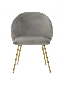 Westwing Collection Samt-Polsterstühle Luisa in Hellgrau, 2 Stück, B 59 x T 59 cm 11 Westwing Collection Samt-Polsterstühle Luisa in Hellgrau, 2 Stück, B 59 x T 59 cm -Esszimmer Verkäufe Samt Polsterstuhle Luisa in Hellgrau 2 Stuck 3