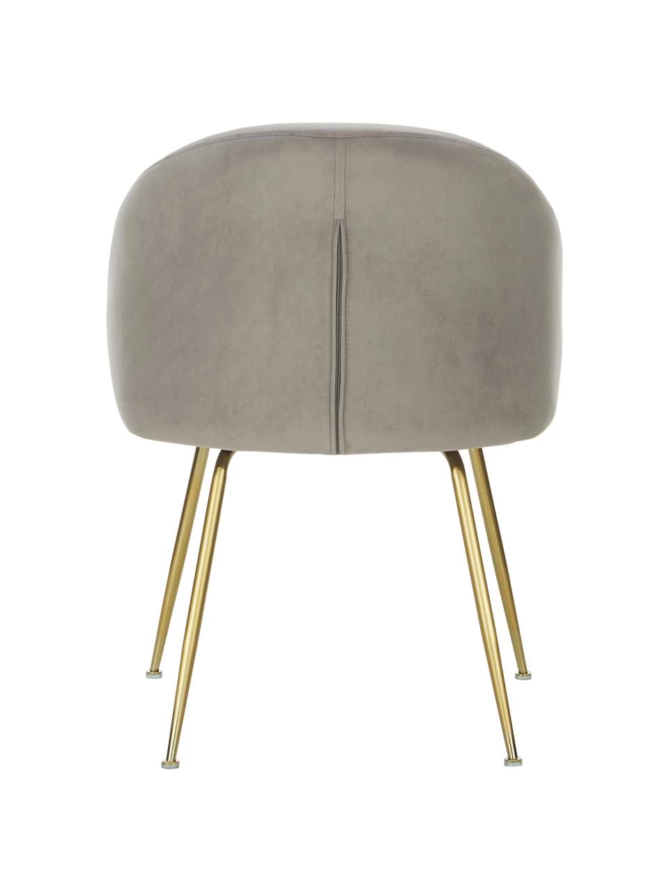 Westwing Collection Samt-Polsterstühle Luisa in Hellgrau, 2 Stück, B 59 x T 59 cm 8 Westwing Collection Samt-Polsterstühle Luisa in Hellgrau, 2 Stück, B 59 x T 59 cm – Bild 6