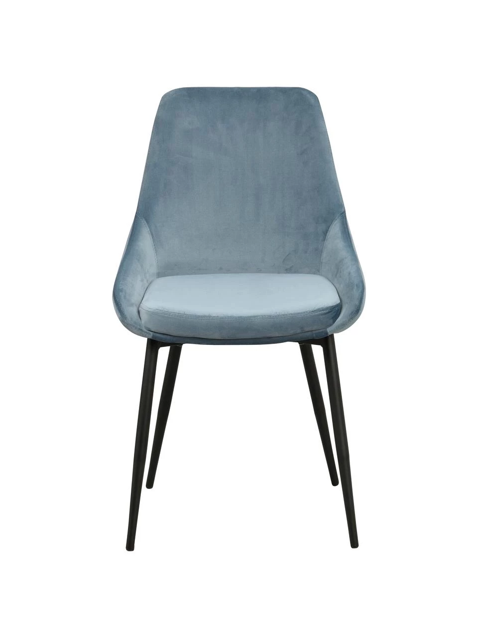 Rowico Samt-Polsterstühle Sierra in Blau, 2 Stück, B 49 x T 55 cm 6 Rowico Samt-Polsterstühle Sierra in Blau, 2 Stück, B 49 x T 55 cm – Bild 4