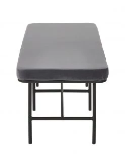 House Doctor Samt-Sitzbank Comma, B 160 x H 46 cm -Esszimmer Verkäufe Samt Sitzbank Comma 4