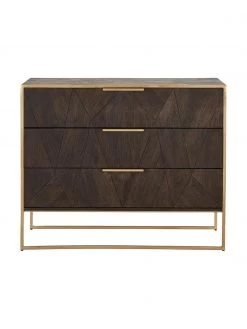 Westwing Collection Schubladenkommode Harry aus massivem Mangoholz, B 100 x H 80 cm -Esszimmer Verkäufe Schubladenkommode Harry aus massivem Mangoholz 3