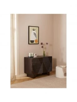 Westwing Collection Schubladenkommode Louis aus massivem Mangoholz, B 100 x H 75 cm -Esszimmer Verkäufe Schubladenkommode Louis aus massivem Mangoholz 2