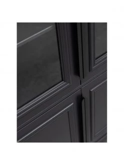 Schwarzer Vitrinenschrank Organize, B 110 x H 215 cm 13 Schwarzer Vitrinenschrank Organize, B 110 x H 215 cm -Esszimmer Verkäufe Schwarzer Vitrinenschrank Organize 5