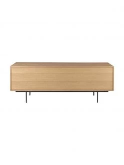 Sideboard Allure mit Schublade und Türen aus Eichenholzfurnier, B 200 x H 75 cm 12 Sideboard Allure mit Schublade und Türen aus Eichenholzfurnier, B 200 x H 75 cm -Esszimmer Verkäufe Sideboard Allure mit Schublade und Turen aus Eichenholzfurnier 4