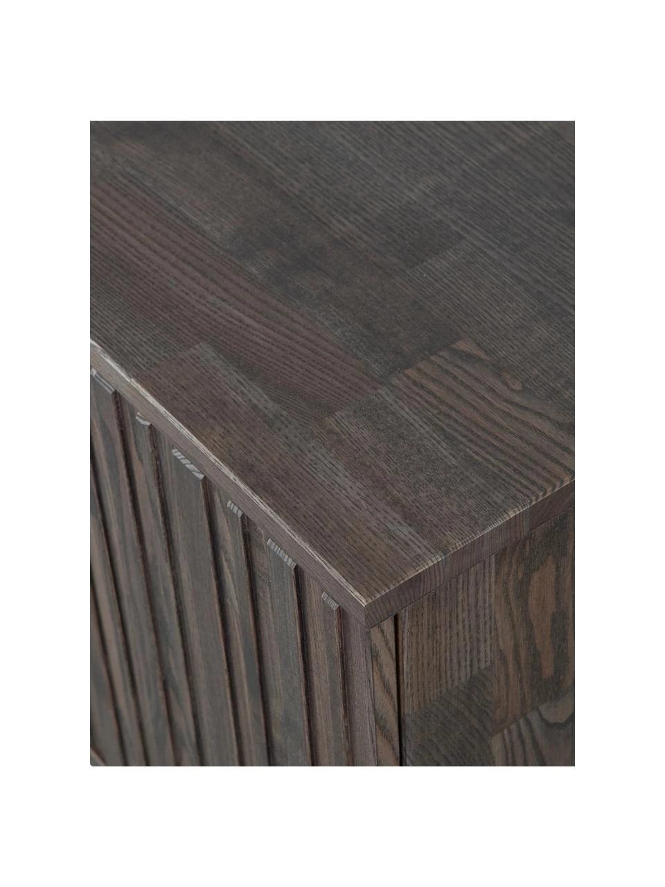 Sideboard Avourio mit geriffelter Front aus Eschenholz, 4-türig, B 200 x H 85 cm 8 Sideboard Avourio mit geriffelter Front aus Eschenholz, 4-türig, B 200 x H 85 cm – Bild 6